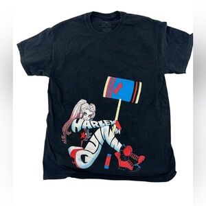 DC Comics Official Harley Quinn Hit Hammer T-Shirt M